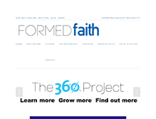 Tablet Screenshot of formedfaith.org